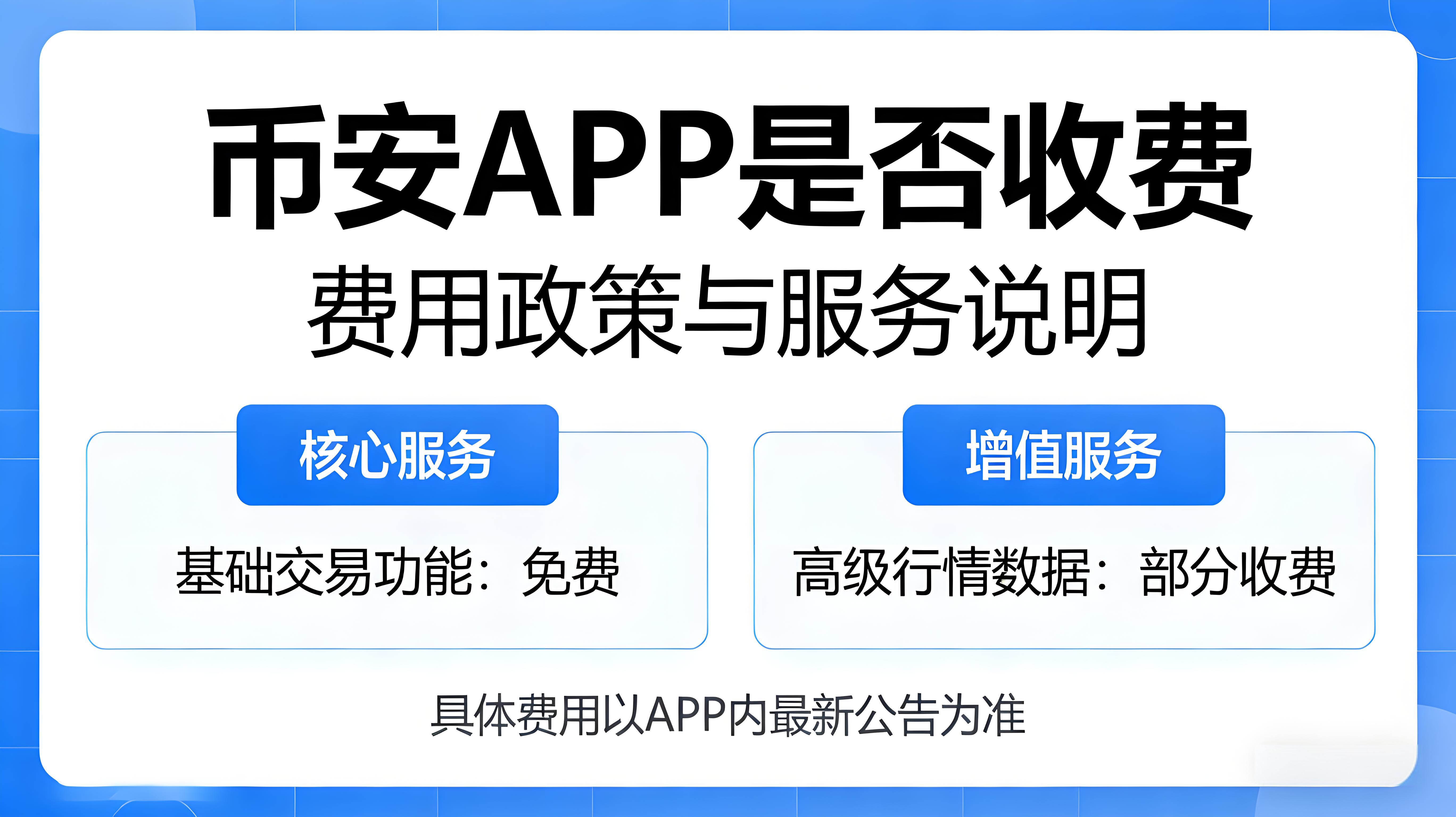 幣安APP使用免費嗎？